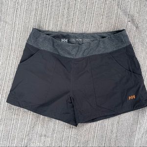 Helly Hansen black classic women’s quick dry running shorts athletic bottoms